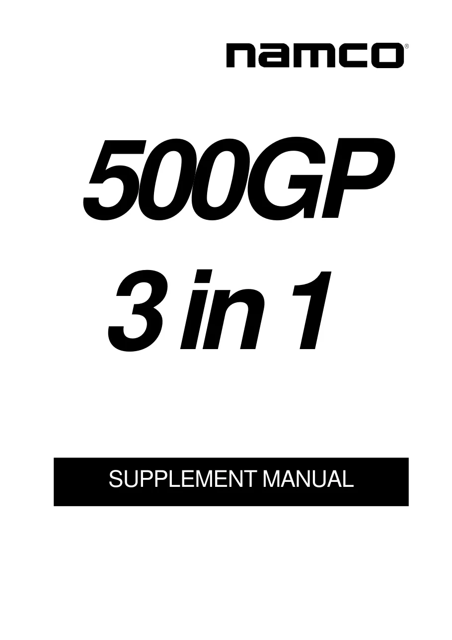 500gp supplement manual|namco|games|.webp