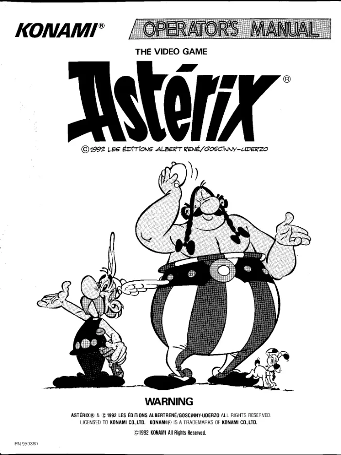 asterix operation manual|konami|games|.webp