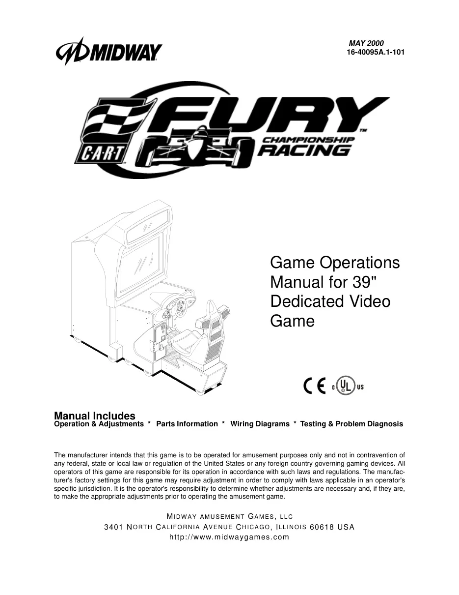 cart fury dedicated 39in manual|bally-midway|games|.webp