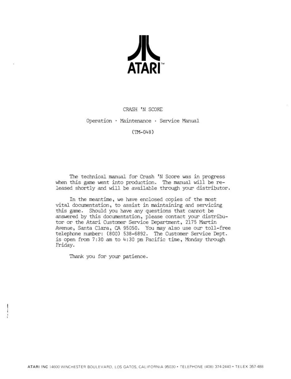 crash n score tm-048 preliminary manual|atari|games|.webp