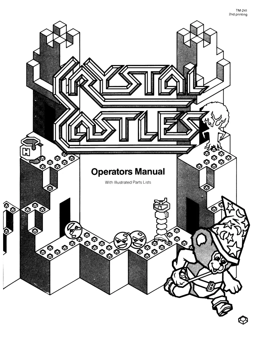 crystal castles with illustrated lists parts list|atari|games|.webp