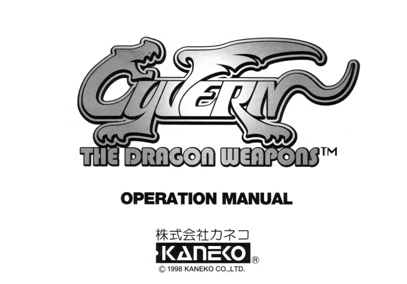 cyvern manual|kaneko|games|.webp