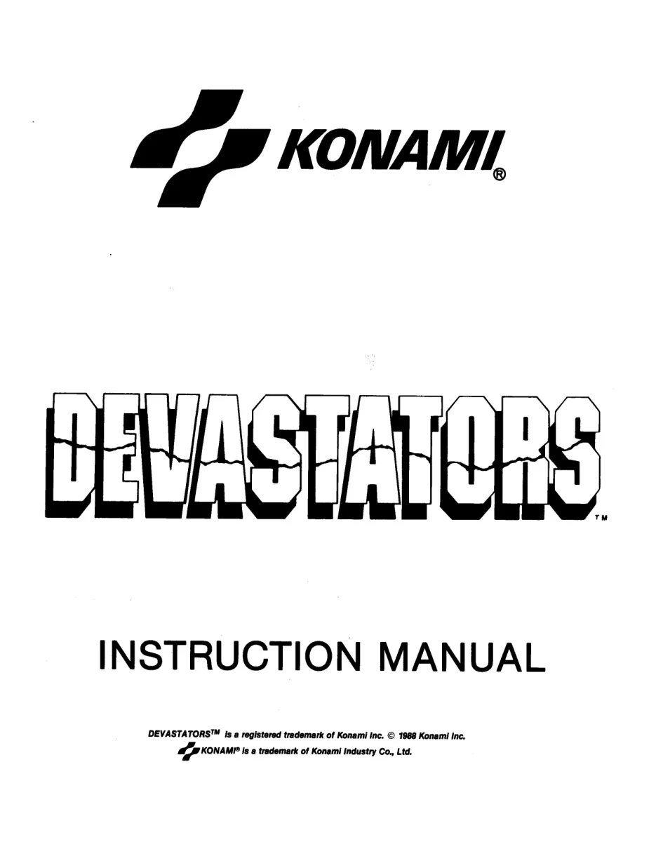 devastators manual|konami|games|.webp