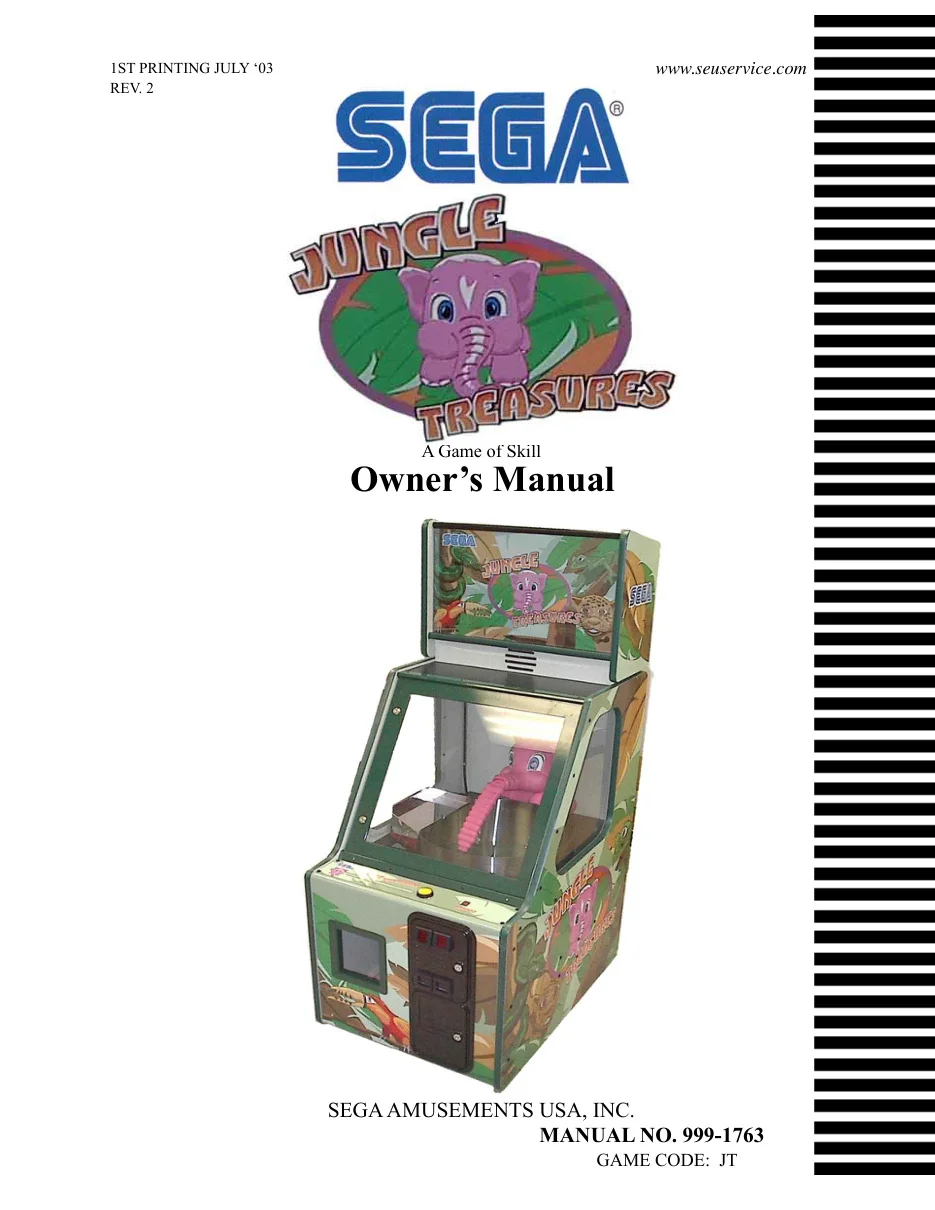 jungle treasure arcade us digital manual|sega|games|.webp