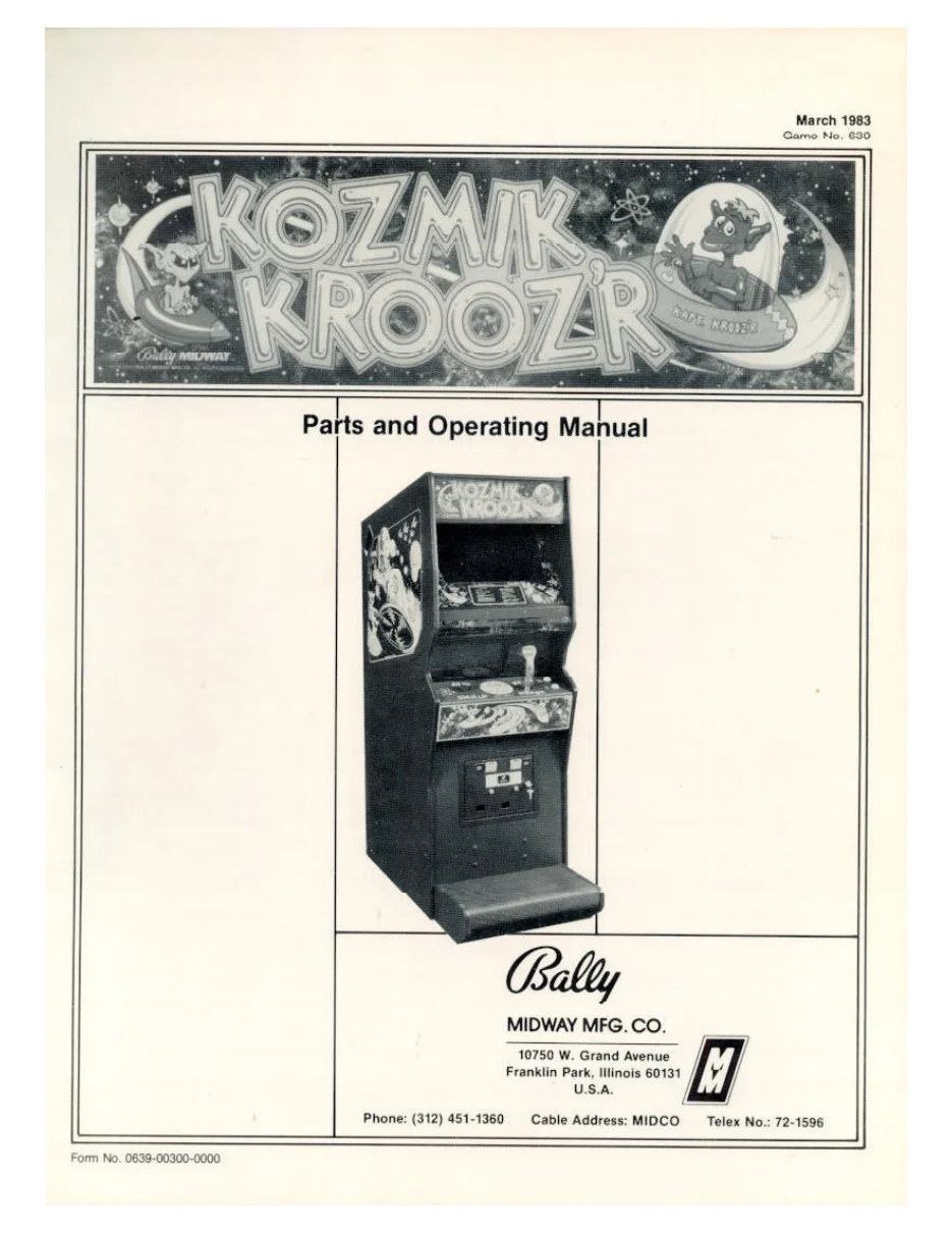 kozmik krooz r manual|bally-midway|games|.webp