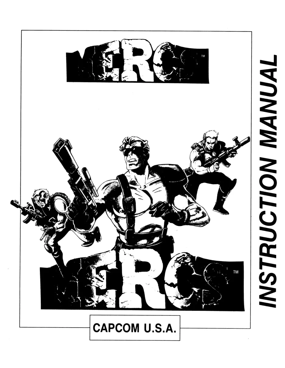 mercs instruction manual|capcom|games|.webp