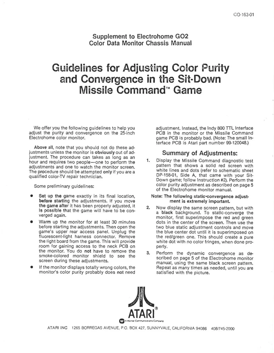 missile command sitdown co-162-01 supplement for g 02 manual|atari|games|.webp