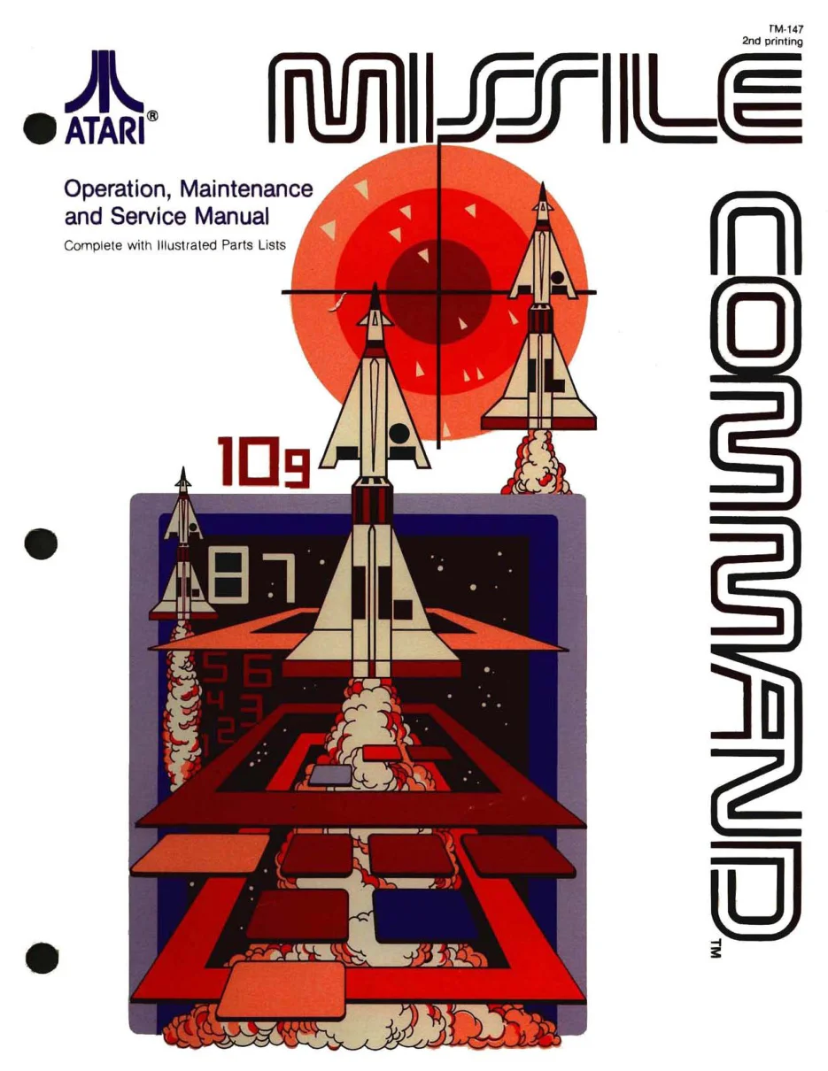 missile command tm-147 manual|atari|games|2nd printing.webp