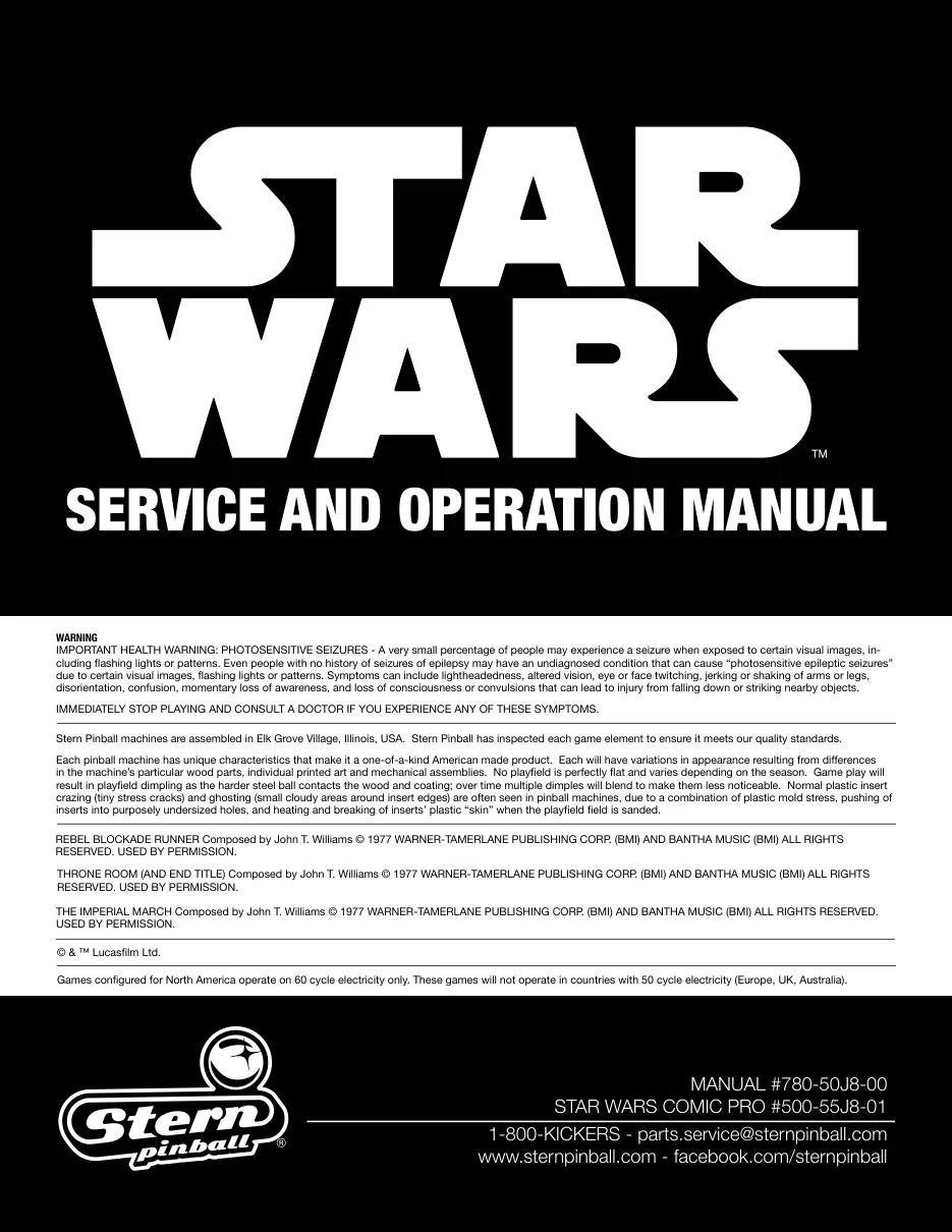 pinball star wars comic art pro manual|stern|pinball-em-adjacent|.webp