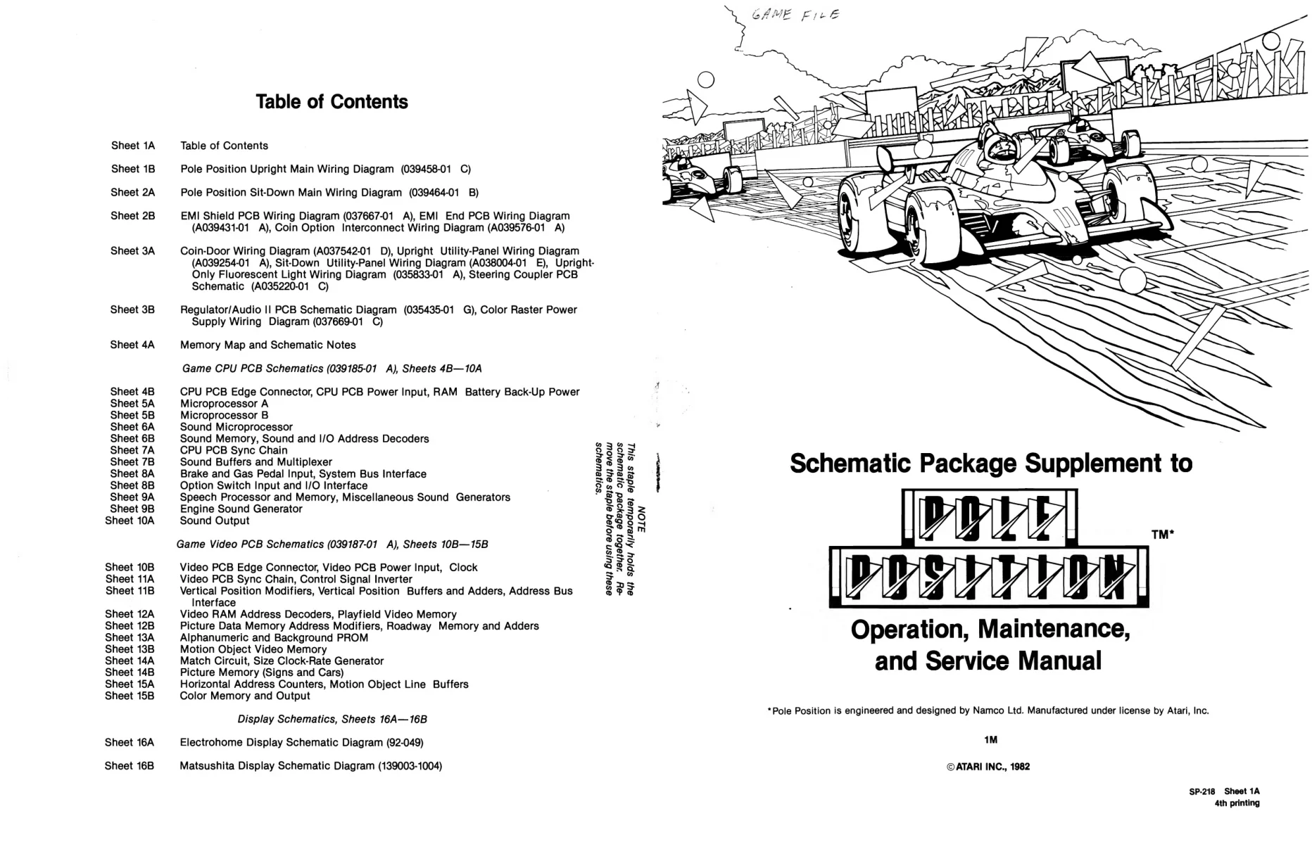 pole position schematic|atari|schematics-and-wiring|4th printing.webp