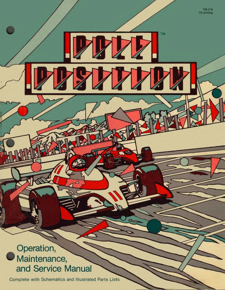 pole position tm-218 manual|atari|games|7th printing.webp