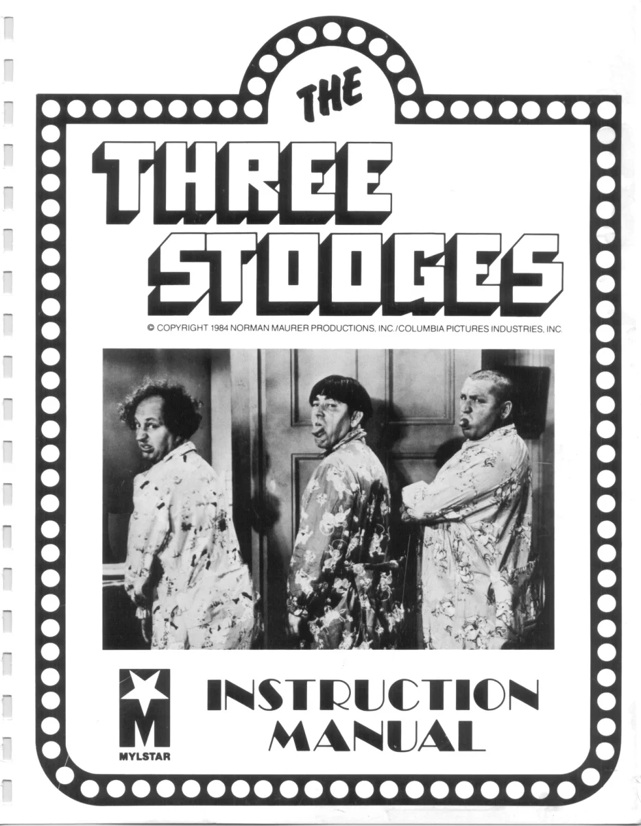 three stooges instruction manual|gottlieb|games|.webp