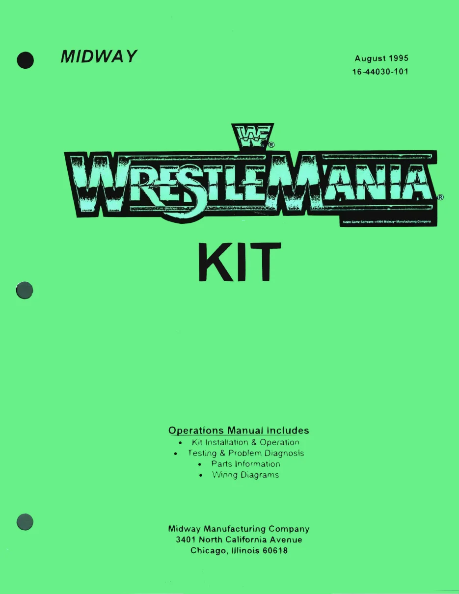 wrestle mania manual|bally-midway|games|.webp