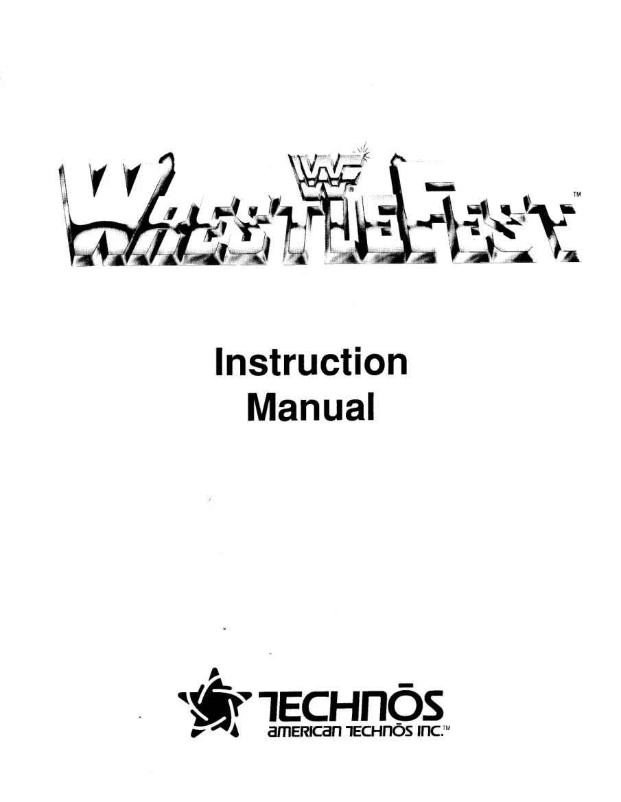 wrestlefest manual|technos|games|.webp