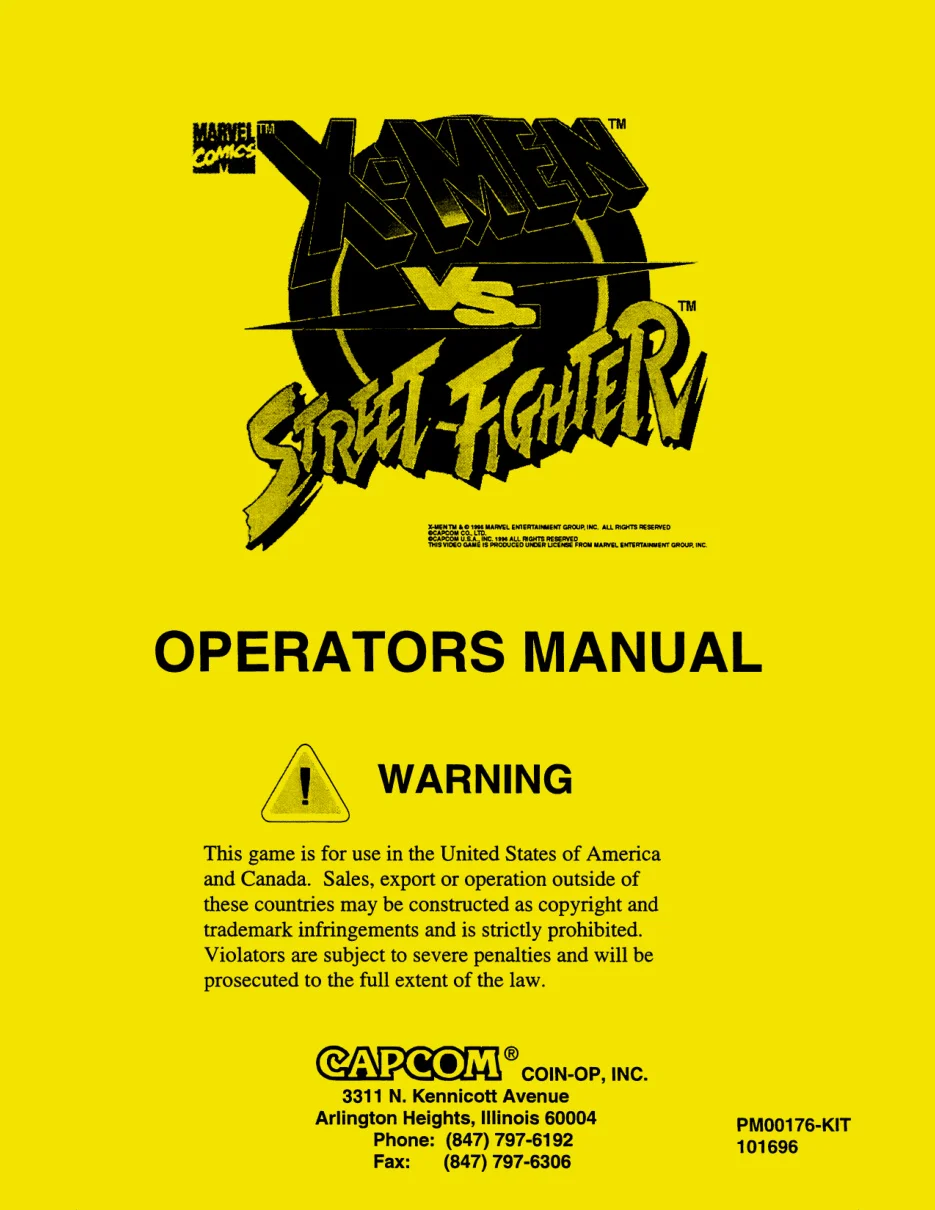 x-men vs street fighter manual|capcom|games|.webp